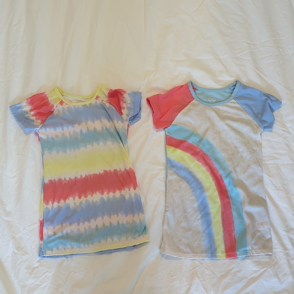 Colorful Kids' Tie-Dye and Rainbow Shirts